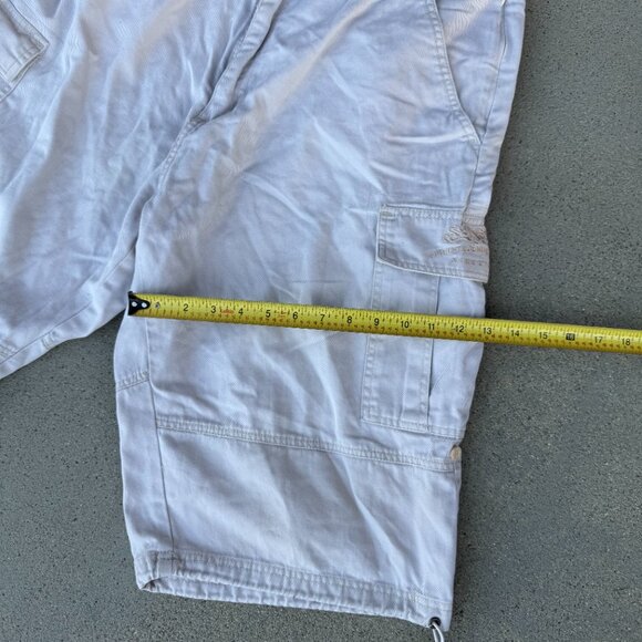 SouthPole VTG Mens Cargo Shorts Size 36 Tan 7 Pockets Y2K HipHop‎ Grunge Baggy - Picture 3 of 13